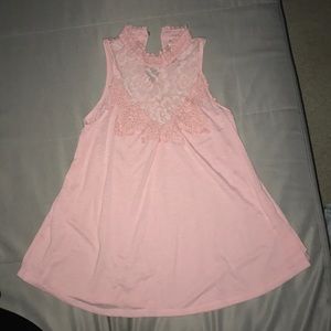 Light pink top